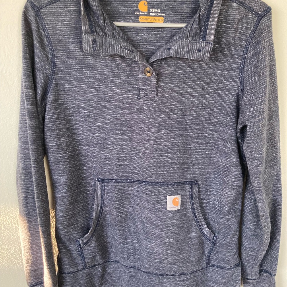 Carhartt Women's Blue Heather Sweatshirt